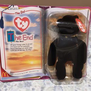 McDonalds Teenie Beanie Babies The End Bear 